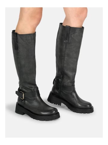 Stiefel Dunkelgrau