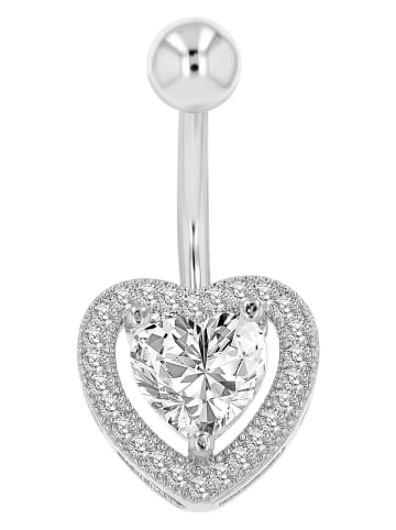 Damen Piercing aus Edelstahl in silber