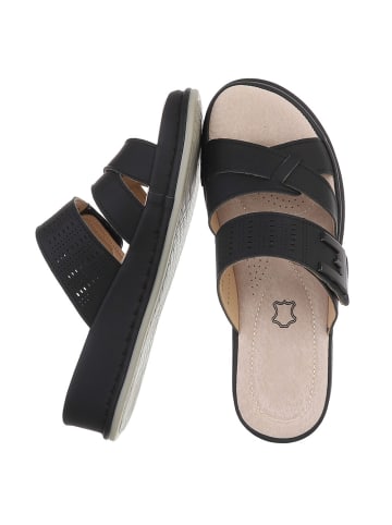 Sandale & Sandalette in Schwarz