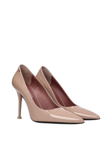 Pink Leder Pumps