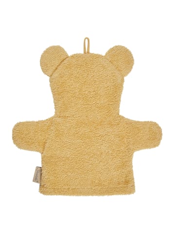 Waschhandschuh LÖWE Leo in ocker