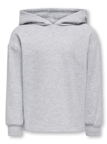 Kapuzensweatshirt KOGFAVE L/S HOOD SWT in light grey melange