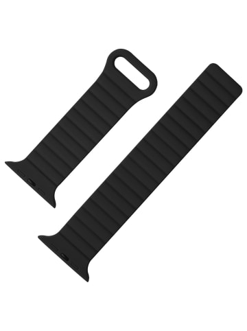 Kompatibles Armband für Apple Watch 38/40/41 mm in Schwarz