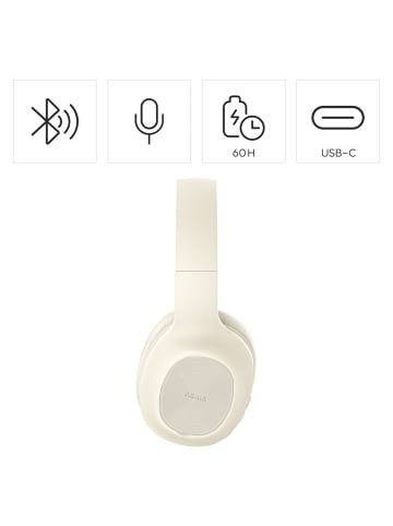 Bluetooth-Kopfhörer Spirit Calypso X, Over-Ear, Beige