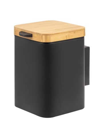 Wand-Kosmetikeimer 3L Schwarz