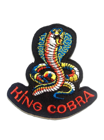 King Cobra BikerApplikation Bügelbild inBunt
