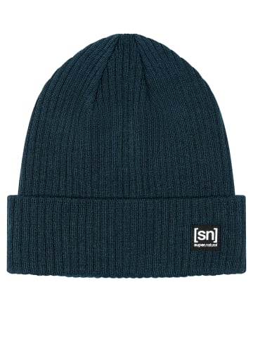Merino Mütze RIFFLER BEANIE in blau
