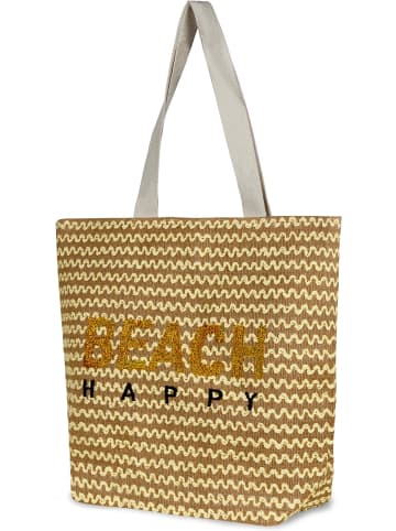 Große Strandtasche Meeru in Gelb