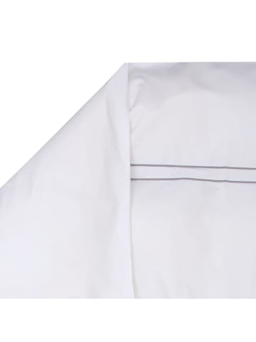 Bettwäsche Noblesse in white/grey
