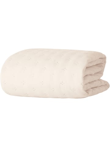 Microfaser Tagesdecke in beige