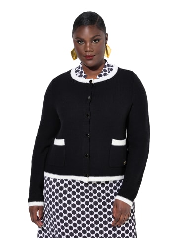 Strickjacke in schwarz