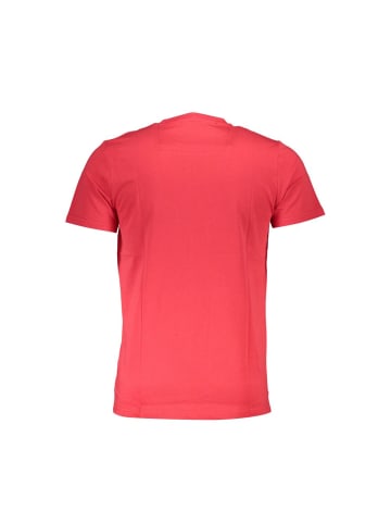 Rot Baumwolle Herren T-Shirt