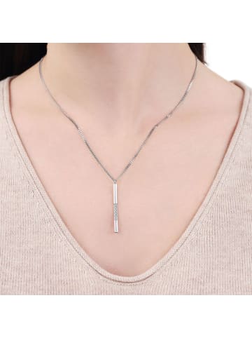 Kette mit Anhänger Silber 925, rhodiniert in silber