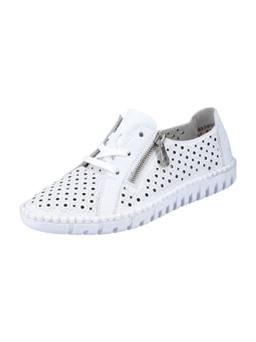 Komfort Schnürschuhe in Weiß