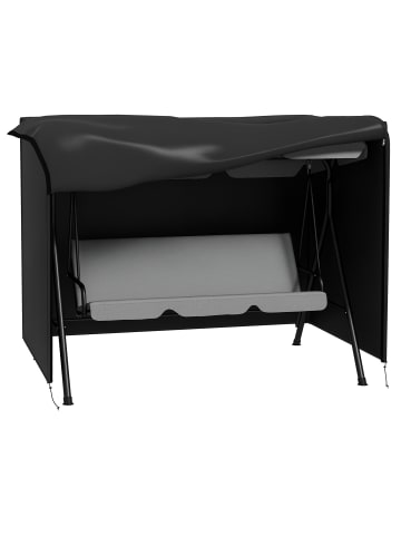 Abdeckung für Schaukel,205cm x 124cm x 164cm,schwarz