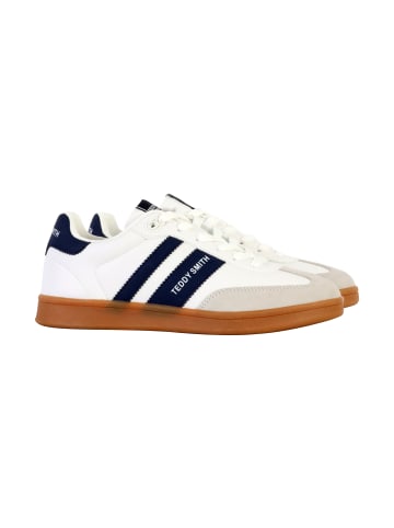 Leder-Sneaker Blau