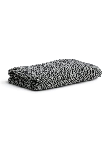 Duschtuch Brooklyn in nature/black