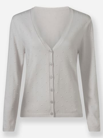 Strickjacke in hellgrau