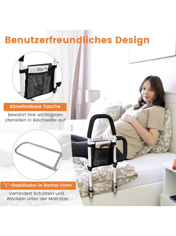 Bettgitter Rausfallschutz in Schwarz