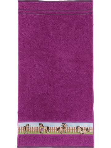 Frottier Kinder-Badetuch in fuchsia
