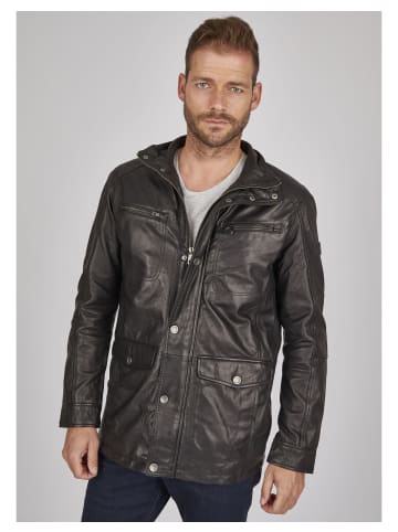Lederjacke BUDAVID in Schwarz