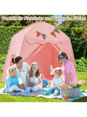 Spielhaus Kinder Indoor in Rosa