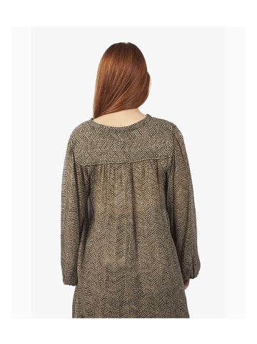 Bluse in Grau / Blau