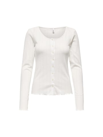 Langarmshirt in Cloud Dancer
