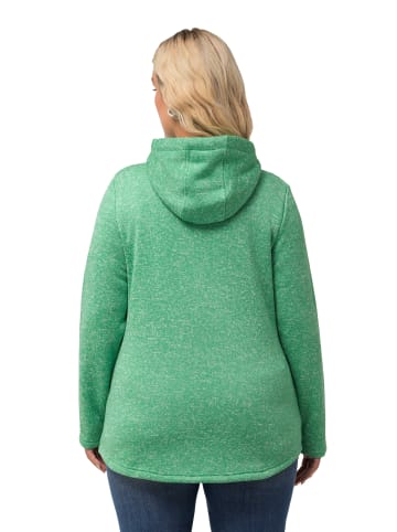 Sweatjacke in frühlingsgrün