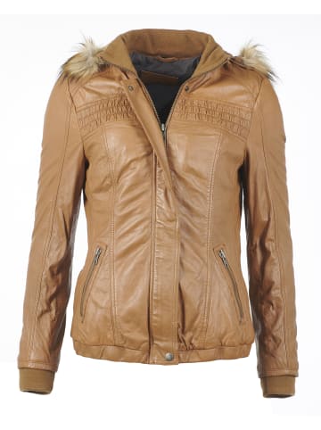 Lederjacke Lelu in camel