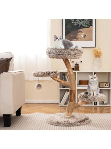 90cm Kratzbaum Holz in Braun