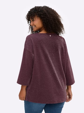 Sweatshirt in burgund