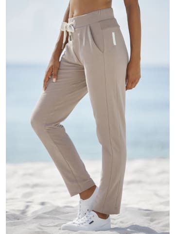 Sweathose in taupe