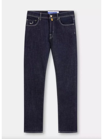 Blau Baumwolle Herren Jeans mit Straight Bein Schnitt