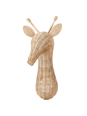 Wandobjekt BANANEC in Naturfarben - (W) 17 x (H) 83 x (L) 56 cm Vertikal
