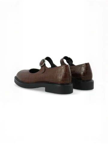 Niedriger Schuh CASLOLA in Dark Brown Croco