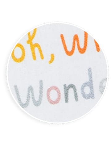  Nestchen für 4-Eck Laufgitter WONDERFUL WORLD in Mint  - ca. 90 x 86cm
