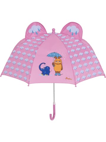 3D Regenschirm die Maus & Elefant in Rosa