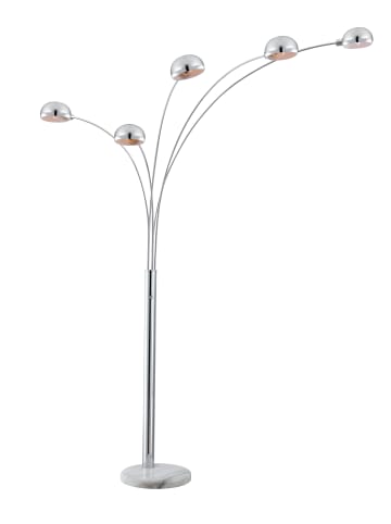Stehleuchte "SEYMOUR" in silver