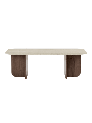 Couchtisch BECAJ in Walnuss - (W)120  x (H)41,4  x (L)60 cm