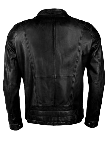 Lederjacke Flint in schwarz