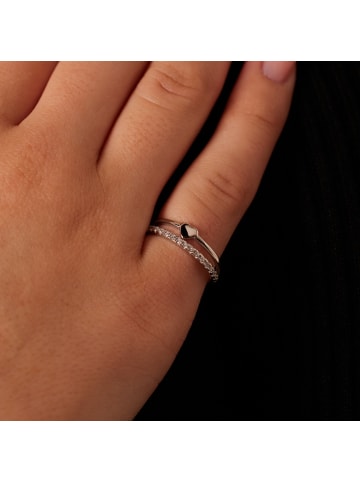925 Silber Ring  Herz