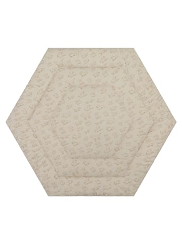 Laufstalleinlage 6-eckig Exclusiv in Hund Beige