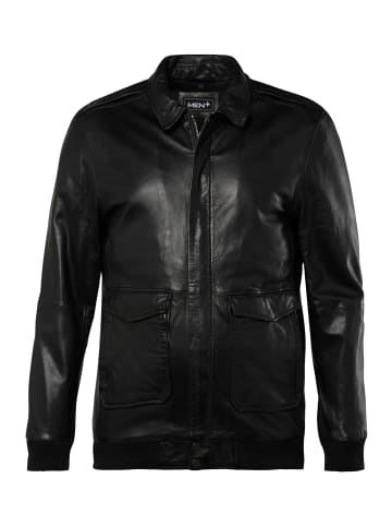 Lederjacke in schwarz