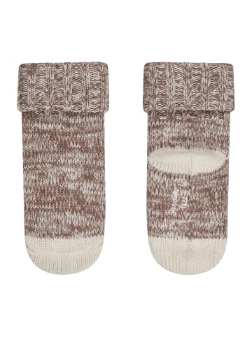 Socken 2er-Pack Wolle in braun