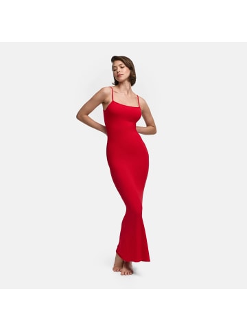 Maxi-Kleid in Feuerrot