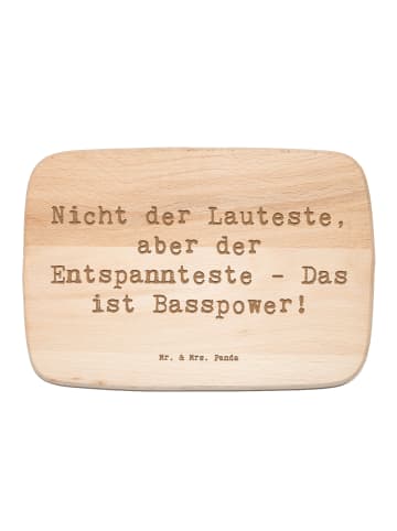 Schneidebrett Holz Spruch Bassgitarre Entspannt... in Transparent