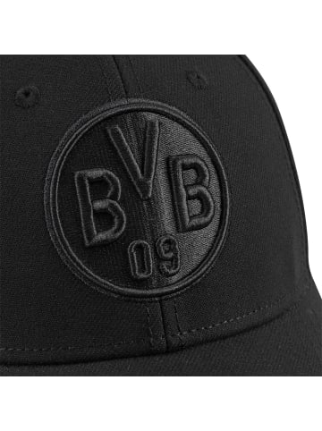 BVB Cap Logo schwarz in Schwarz