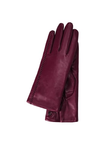 Oda Cashmere Handschuhe Leder bordeaux