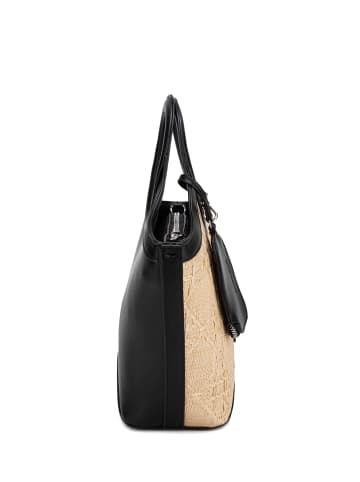 Handtasche in BLACK+BEIGE